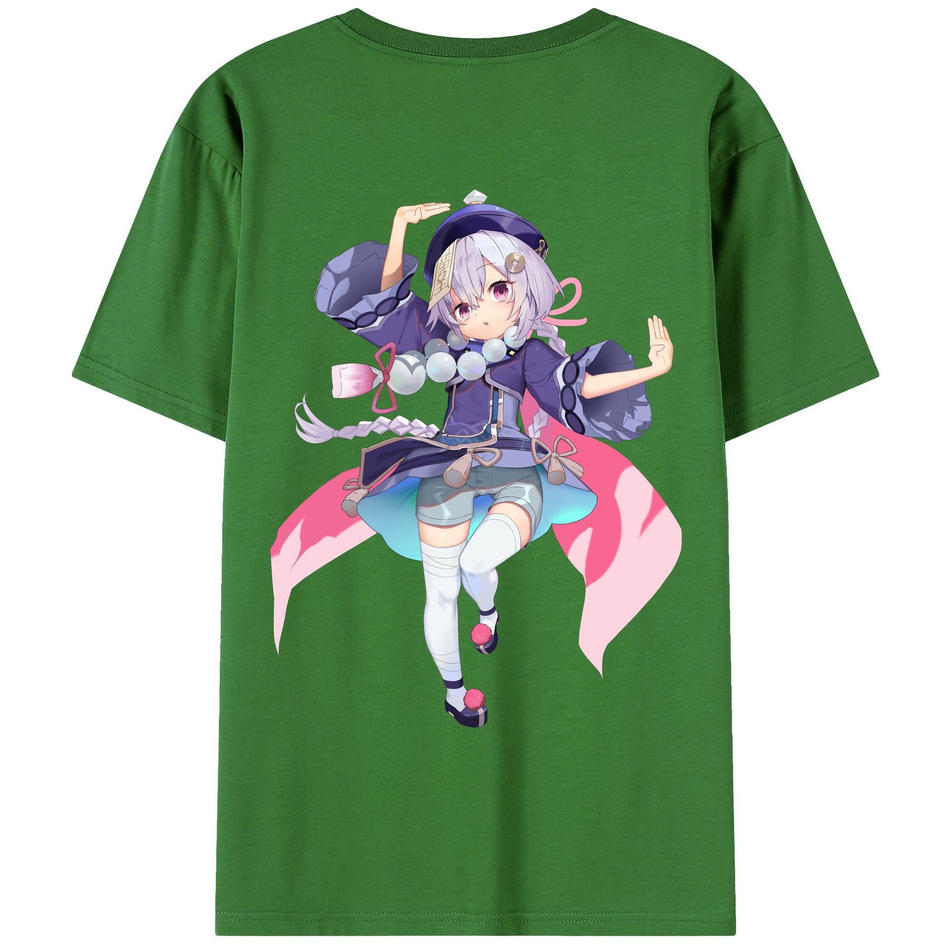 げんし神 七七 なな  genshin Nana レディース半袖Tシャツ(バックプリント)